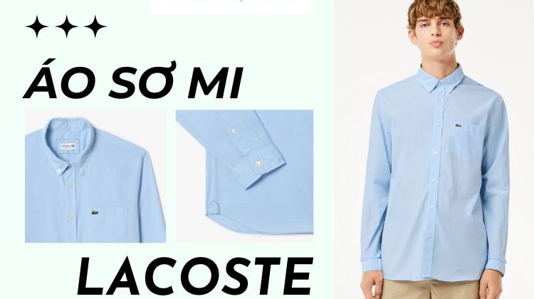 Áo sơ mi Lacoste nam chính hãng