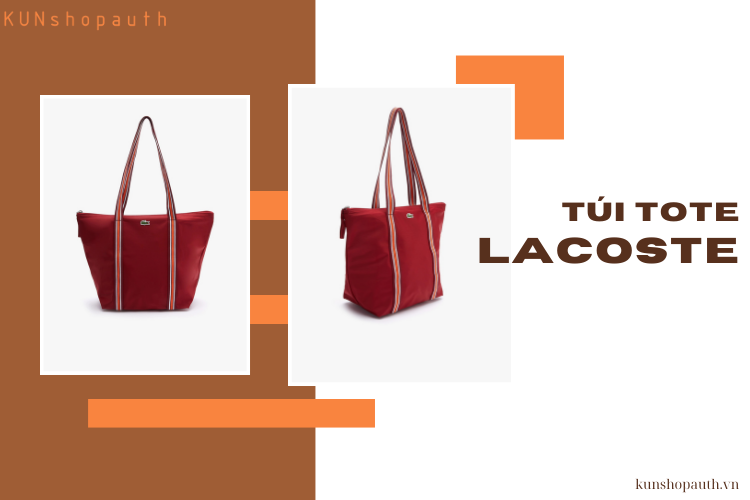 Túi tote Lacoste thiết kế tinh tế - Chất liệu cao cấp