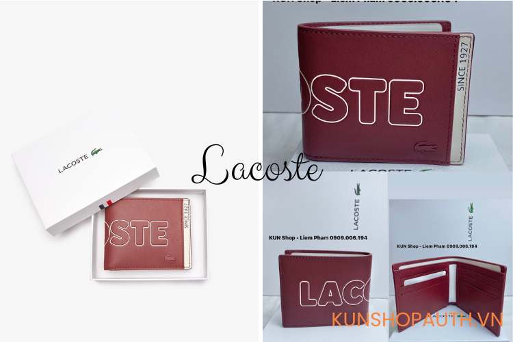 Vì sao nên chọn ví da lacoste chính hãng