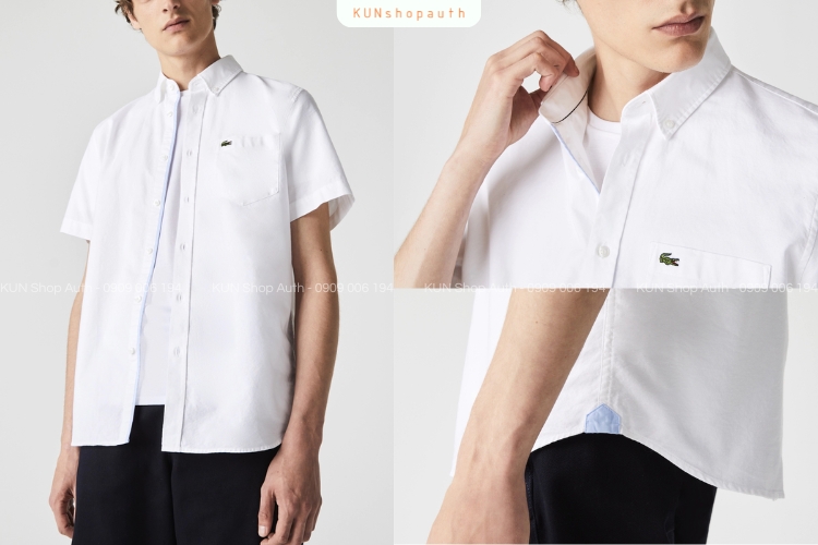 Áo sơ mi ngắn tay Lacoste - item thời trang kinh điển