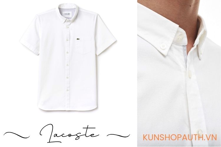 Bảo quản áo sơ mi Lacoste chính hãng