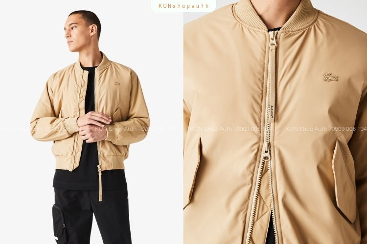 Áo thun Lacoste mix áo khoác bomber