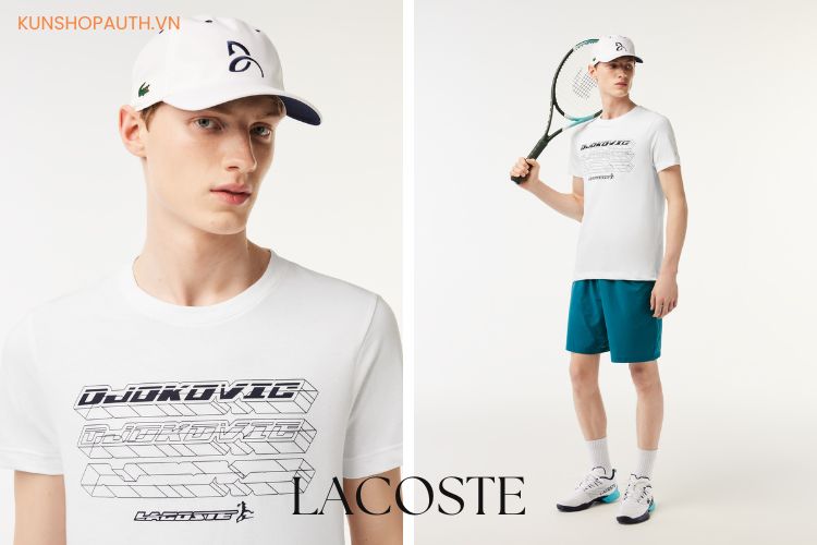 Form áo cộc tay Lacoste có thiết kế đầy thu hút