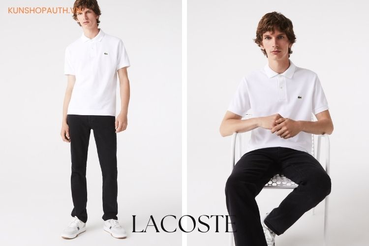 Polo kết hợp cùng blazer và quần âu vừa vặn, thoải mái