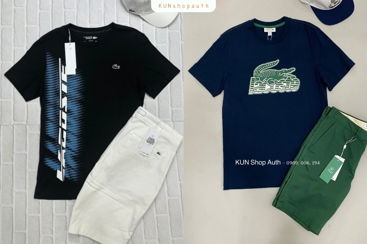 Nên kiểm tra áo thun cá sấu ngay tại shop