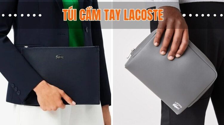 Túi Cầm Tay Lacoste Chính Hãng, Sang Trọng, Lịch Lãm