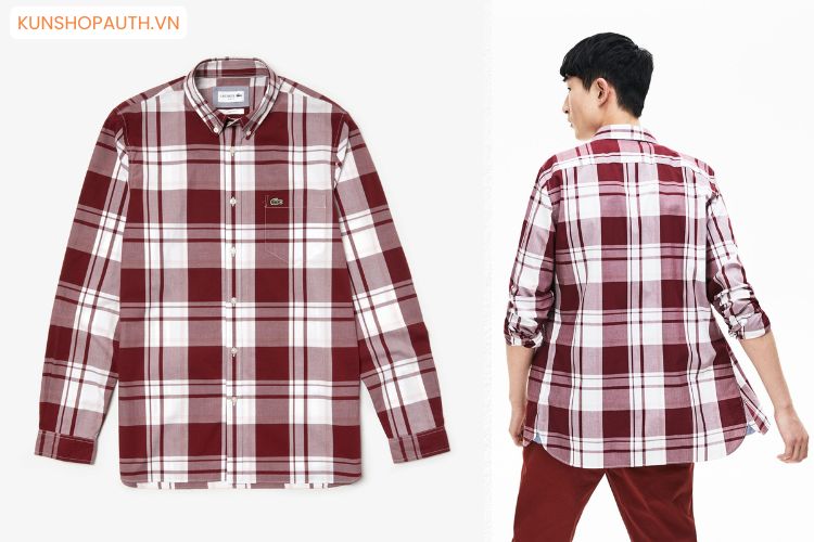Chọn đúng size áo sơ mi Lacoste tránh sai lệch về form dáng