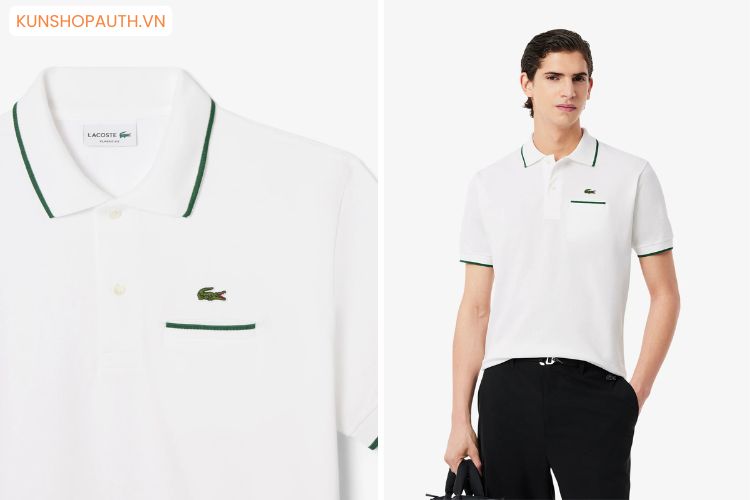 Điểm nổi bật của Lacoste nằm ở chất cotton piqué cao cấp