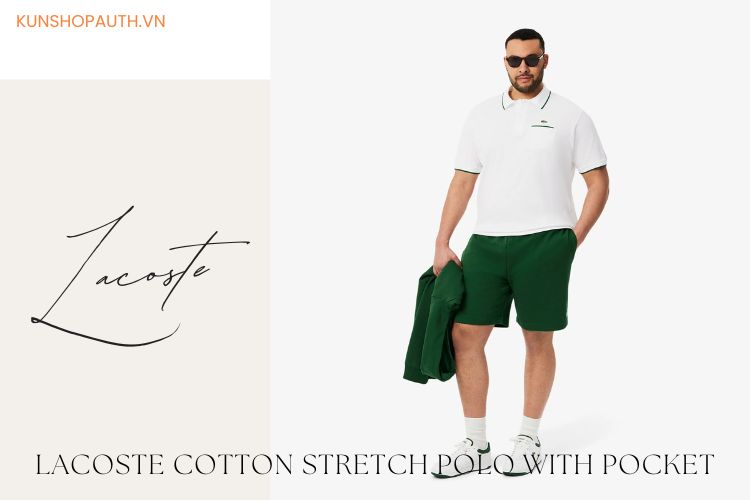 Lacoste cotton stretch polo