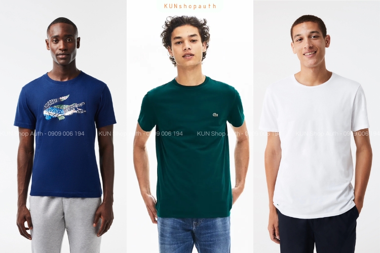 Những mẫu áo phông Lacoste chính hãng thiết kế trẻ trung, năng động