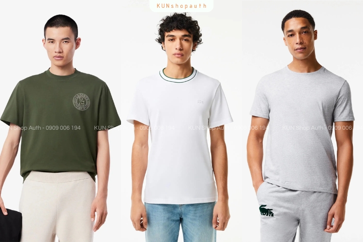 Áo phông Lacoste chính hãng thiết kế hiện đại, thời thượng