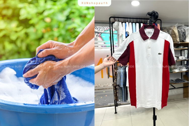 Hướng dẫn bảo quản áo polo Lacoste Monogram