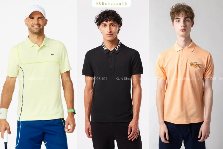 Các mẫu áo polo Lacoste thiết kế trẻ trung
