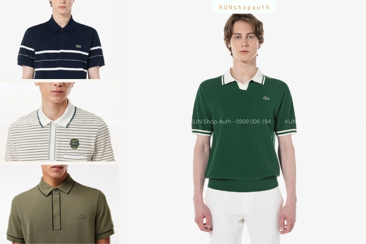 Khi chọn size áo polo Lacoste cần lưu ý đến form áo