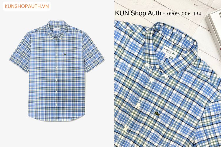 Khẳng định gu thẩm mỹ qua áo sơ mi cộc tay Lacoste