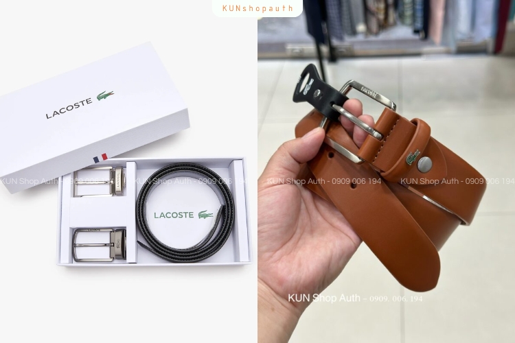 Thắt lưng da trơn bản vừa – phong cách tinh giản