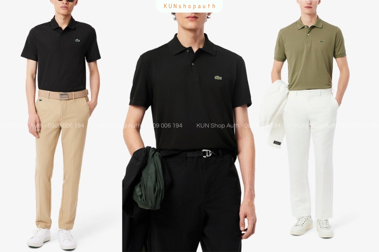 Lịch lãm thoải mái với áo polo, quần âu