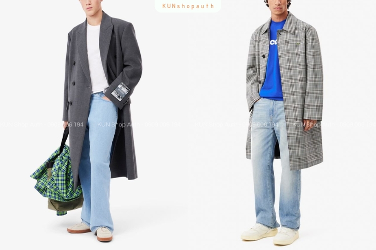 Trẻ trung và mạnh mẽ với áo khoác dáng dài, áo thun và quần jeans