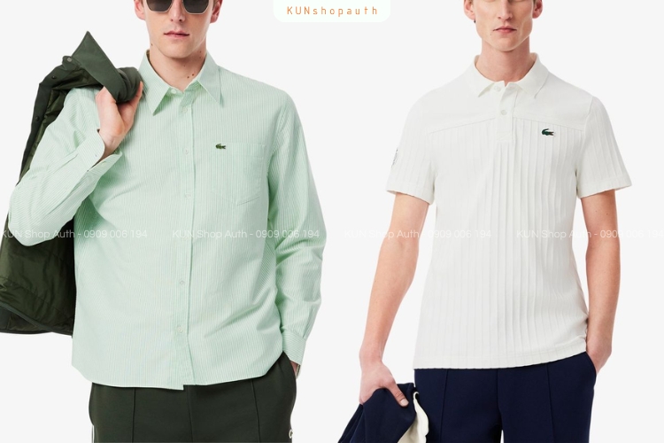 So sánh size áo Lacoste