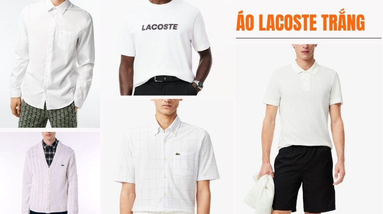 Áo Lacoste Trắng – Món Đồ "Must-Have" Trong Tủ Đồ Nam Giới