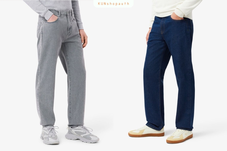Chọn đúng mẫu quần jeans Lacoste phù hợp giúp chàng nâng tầm phong cách